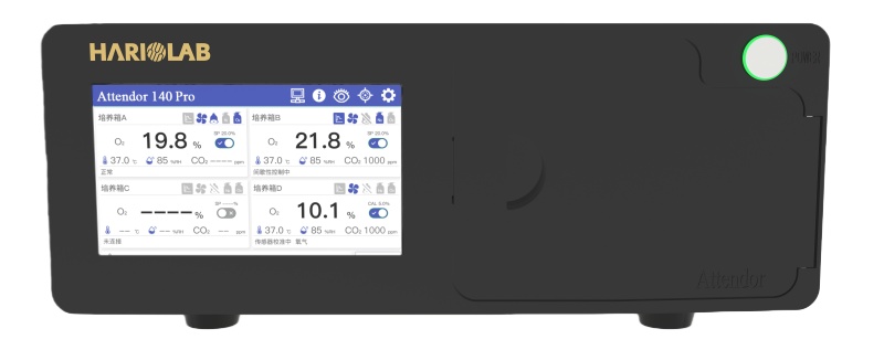 快速的大范围气体浓度控制