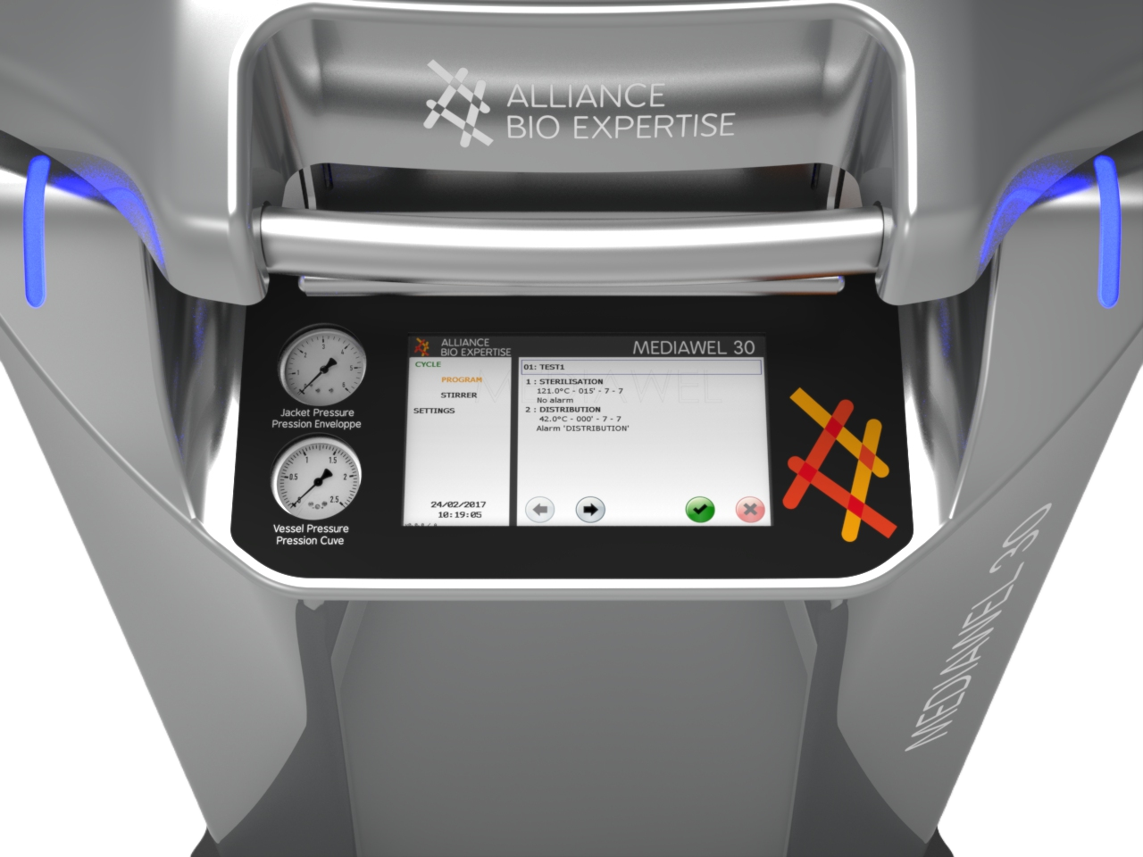 MEDIAWVEL 10/28/50+ DISTRIWEL 440培养基自动制备分装系统